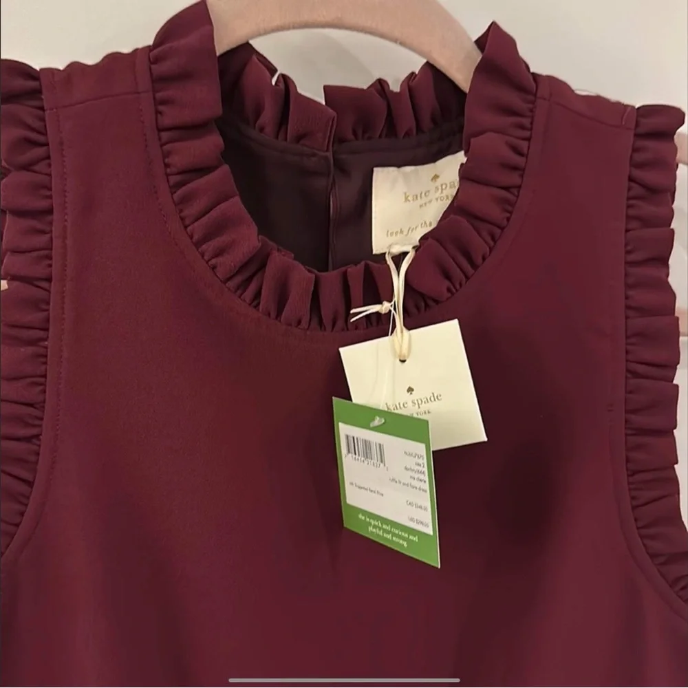 ✨🆕✨Brand New Kate Spade Ruffle Fit and Flare Dress
